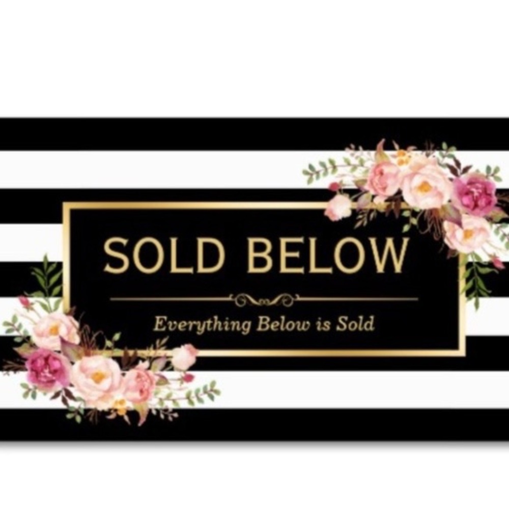 Everything below this post is sold.  :) 🖤🖤